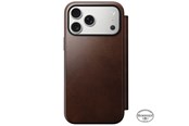 Mobil - Covers & Cases - Nomad Modern Leather Folio rustic brown (Horween) - iPhone 17 Pro Max - NM014100858