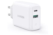 Mobil - Adaptere & Opladere - UGREEN 36W Dual Port  USB-A/USB-C - 60468