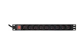 Strømkabel (ekstern) - Gembird EnerGenie EG-PDU-9F2F - power distribution unit - 16A - 3500 Watt - EG-PDU-9F2F