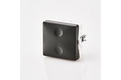 Afbrydermateriel - Foss Europe FESH SWITCH Curveline Afbryder 1 pol 1,0 - Koksgrå - 104210