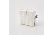 Afbrydermateriel - Foss Europe FESH SWITCH Curveline Afbryder Krone 1,0 - Hvid - 104111