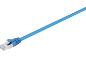 Netværkskabel - Fuj:tech CAT6A S/FTP network cable 10 m blue - Blå - 10m - 902779
