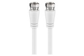 Antennekabel/stik - Pro F-male - F-male coaxial cable 1 m - 597349