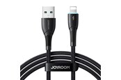 USB kabel - Joyroom Starry Series SA32-AL3 3A USB-A / Lightning cable 1m - black - Joyroom SA32 AL3 Starry Series 3A Fast Charging Da