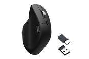 Mus - Keychron M6 Silent - Light 86g Wireless 1K - Ergonomisk mus - Optisk - 6 knapper - Sort - M6S-A1