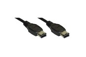 USB kabel - InLine Firewire cable IEEE1394 400 Mbps 1.0 m long 6/6-pin - FW-1
