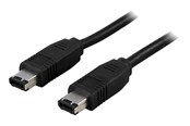 USB kabel - InLine FireWire cable 6-pin male - 6-pin male 2 m black - FW-2