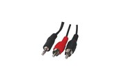 Audio kabel - InLine 2 x RCA male - 3.5 mm male cable 5 m - MM-142