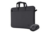 Tasker - Trust Bologna - notebook carrying case + mouse - Black - 24988