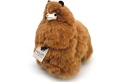 Plys - Inkari Alpacas Alpaca Hazelnut Medium – 32 CM – Hasselnød - ALPACA_TOY_MEDIUM_HAZELNUT