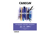 Kreativitet & Hobbyartikler - Canson Graduate Mixed Media Pad A3 200G 20 SH - 17-400110378