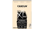 Kreativitet & Hobbyartikler - Canson XL Sand Grain A4 160G Natural Spiral 40 SH - 17-400110393