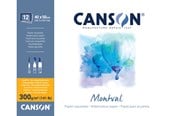 Kreativitet & Hobbyartikler - Canson Montval CP 40x50 cm 300G Block 12 SH - 17-200006546