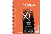 Kreativitet & Hobbyartikler - Canson XL Croquis FG A5 90G Spiral long side 60 SH - 17-200787221
