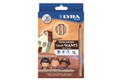 Skrive- og Tegneværktøjer - Lyra Color Giant Skin Tones 12 pcs BL - 1-3931124