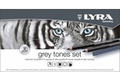 Kreativitet & Hobbyartikler - Lyra Hard Pastel Grey Tones Set 12 pcs - 1-5641122