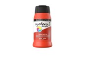 Kreativitet & Hobbyartikler - Daler-Rowney System3 500 ml Cadmium Scarlet Hue - 16-129500511