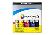 Kreativitet & Hobbyartikler - Daler-Rowney System3 Jumbo Process Set 5x150 ml - 16-129100150