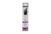 Kreativitet & Hobbyartikler - Daler-Rowney Graduate Synthetic Round Brush Set 3 pcs - 16-212530007