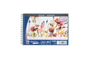 Kreativitet & Hobbyartikler - Daler-Rowney Aquafine CP Travel Book 12 Sheets 300G A5 - 16-432250500