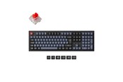 Tastatur - Keychron K10 Pro QMK/VIA Wireless RGB Hot Swap K Pro Red - Gaming Tastatur - Nordisk - Sort - K10P-H1P-BO