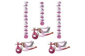 Legetøj - Folat BV - Pink Hanging Decoration 3 pcs. - 09266