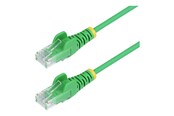 Netværkskabel - StarTech.com patch cable - green - Grøn - 0.25m - N6PAT25CMGNS