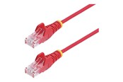 Netværkskabel - StarTech.com patch cable - red - Rød - 0.25m - N6PAT25CMRDS