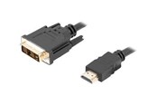 Skærmkabel - Lanberg adapter cable - HDMI / DVI - 3 m - CA-HDDV-10CC-0030-BK