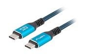 USB kabel - Lanberg - USB-C cable - USB-C to USB-C - CA-CMCM-44CU-0005-BK
