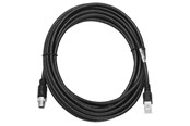 Netværkskabel - Zebra network cable - 5 m - Sort - 5m - CBL-ENT00500-M1200