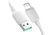 USB kabel - Joyroom Multi-Color Series A14 Lightning / USB-A 2.4A 1.2 m cable - white - S-AL012A141W