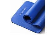 Sport & Fitness - Wozinsky exercise mat 181 x 63 x 0.9 cm thick gymnastic yoga mat blue - 5907769300424