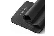Sport & Fitness - Wozinsky  exercise mat 181 x 63 x 0.9 cm thick gymnastic yoga mat black - 5907769300455