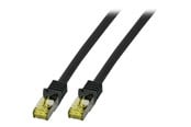 Netværkskabel - EFB NORDIC EFB-Elektronik patch cable - 5 m - black - Sort - 5m - MK7001.5B