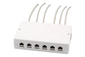 Netværkstilbehør - EFB NORDIC EFB-Elektronik Keystone Distribution Box SM 6/12 - surface mount distribution box - ET-25174.1
