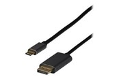 Skærmkabel - EFB NORDIC EFB-Elektronik - video adapter cable - 24 pin USB-C to DisplayPort - 2 m - EBUSBC-DP14K.2