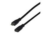 USB kabel - EFB NORDIC EFB-Elektronik - USB-C extension cable - 24 pin USB-C to 24 pin USB-C - 1 m - EBUSBC-USBC10GE.1