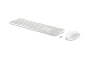 Tastatur - HP 650 - Tastatur & Mus sæt - Engelsk - Hvid - 4R016AA#ABB