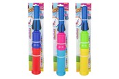 Legetøj - Toi-Toys Play Out Foam Rocket with Air Launcher 28cm - assorteret - 68591Z
