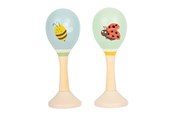Musik - Small Foot - Wooden Maracas Tiny Friends - 2pcs. - 12726