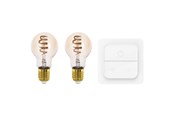 Smart Home - EGLO CONNECT.Z SÆT AFBRYDER + 2 E27 A60 spiral amber SMART pærer M/TUNABLE WHITE - 110315