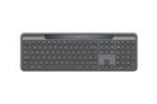 Tastatur - Logitech K980 Signature Slim Solar+ for Business - Tastatur - Schweizisk - Grå - 920-013772