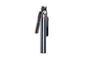 Mobil - Andet Tilbehør - Wozinsky Selfie stick WH181D-Y1S Telescopic Tripod 1.75m Aluminum Alloy with Dual Lamp and Phone Holder - Black - 5907769360657