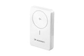 Powerbank - Wozinsky WLWP-10KA0Y3WS 22.5W PD Qi2 10000 mAh with stand 1x USB-A 1x USB-C - white - 10000 mAh - 5907769369322