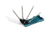 Bor & bits - Makita E-13605 Drill Bit Set - For Concrete Masonry Bricks - 4 Pieces - E-13605