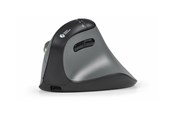 Mus - Bakker Elkhuizen FastForward - vertical mouse - 2.4 GHz USB-C Bluetooth 5.1 - dark grey black - Vertical mouse - Optisk - 8 knapper - Grå - BNEFFP3MVM