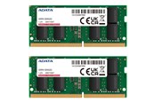 RAM - A-Data Premier SODIMM DDR4-3200 - 16GB - CL22 - Dual Channel (2 pcs) - Grøn - AD4S32008G22-DTGN