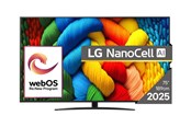 Fladskærms TV - LG 75" Fladskærms TV LED 4K 75NANO81A3A Nano81 Series - 75" LED-backlit LCD TV - 4K - 75NANO81A3A