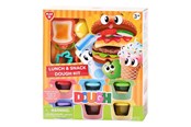 Kreativt Legetøj - Playgo Lunch and Candy Clay Set - 6 Clay Pots - 8211